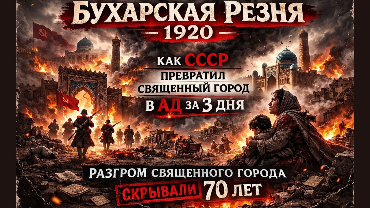 БУХАРСКАЯ РЕЗНЯ: КРОВАВЫЙ БОЙ 1920. КАК ФРУНЗЕ утопил СВЯЩЕННЫЙ город УЗБЕКИСТАНА в КРОВИ.