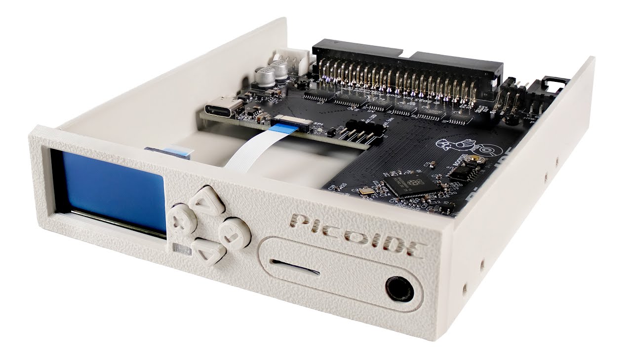 PicoIDE - An open source IDE/ATAPI drive emulator for vintage computers