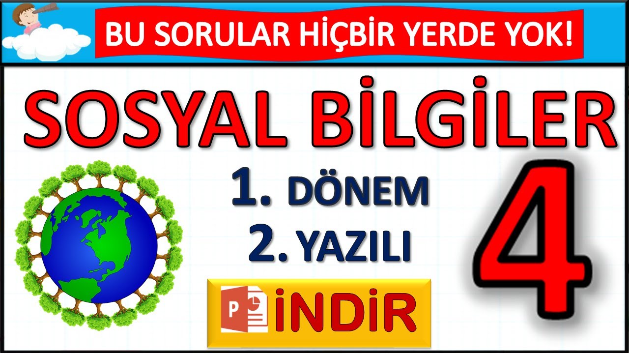 4. Sınıf Sosyal Bilgiler 1. Dönem 2. Yazılı Test | 4. Sosyal Bilgiler Yazılı ⏰ 10 Saniye Geri Sayıml