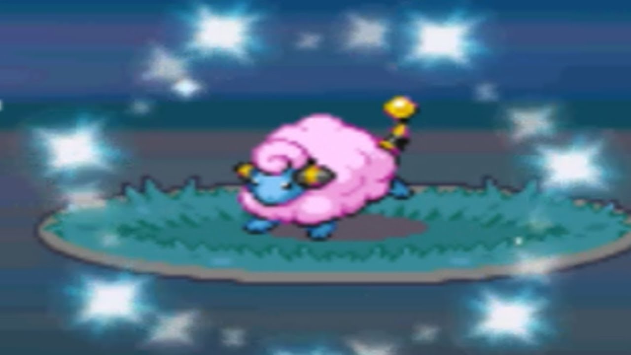 (SS BQ #8) LIVE Shiny Mareep after 10,645 REs in SoulSilver [Repel Trick]