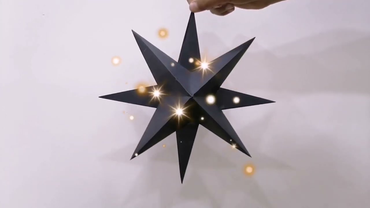 Como hacer estrella de papel 3d - Origami