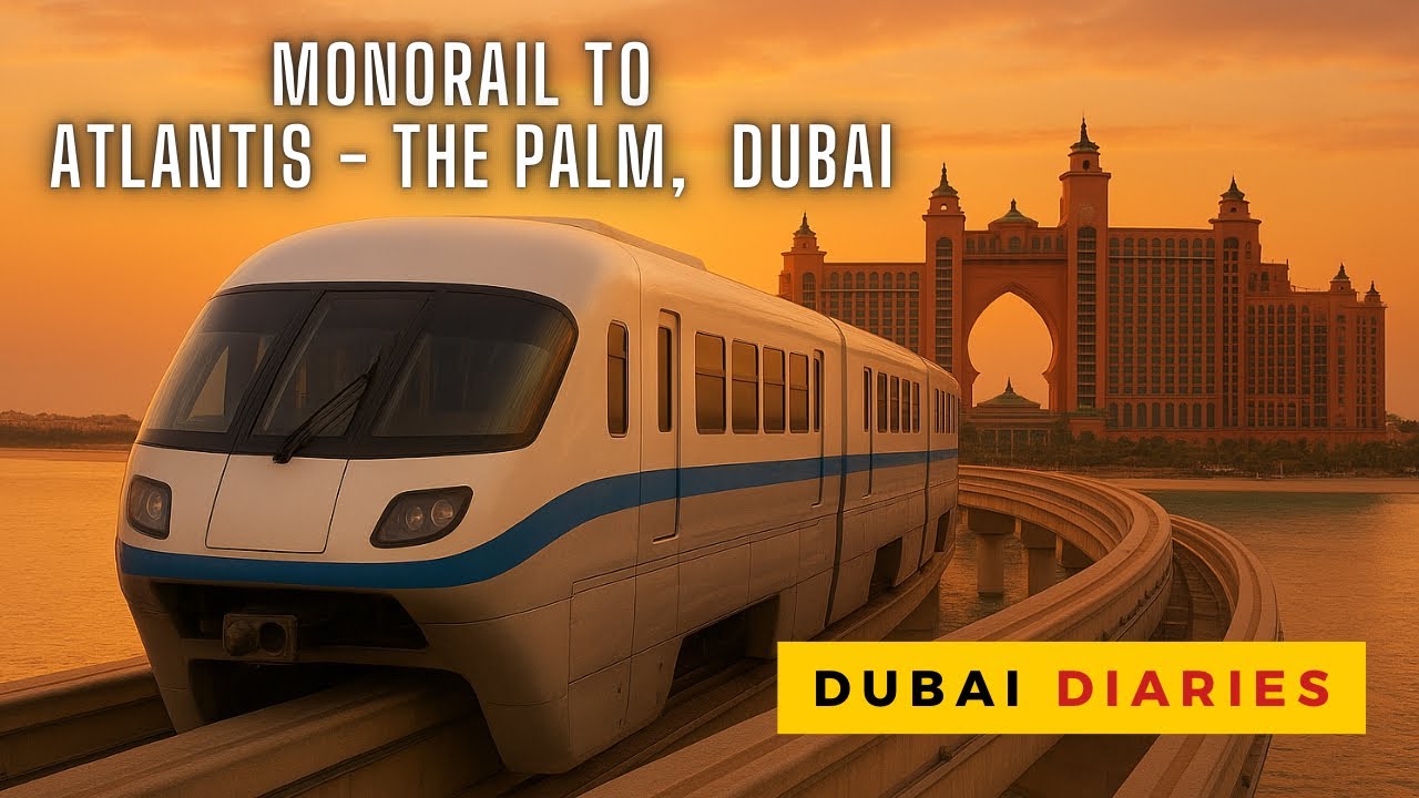 Scenic Dubai Monorail to Atlantis, The Palm | Monorail Ticket Price and Route | Sinatra Fernandes