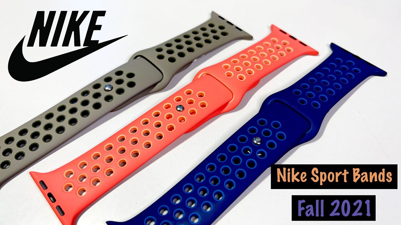 New Apple Watch Nike Sport Bands | 3 NEW Colors! | Fall 2021