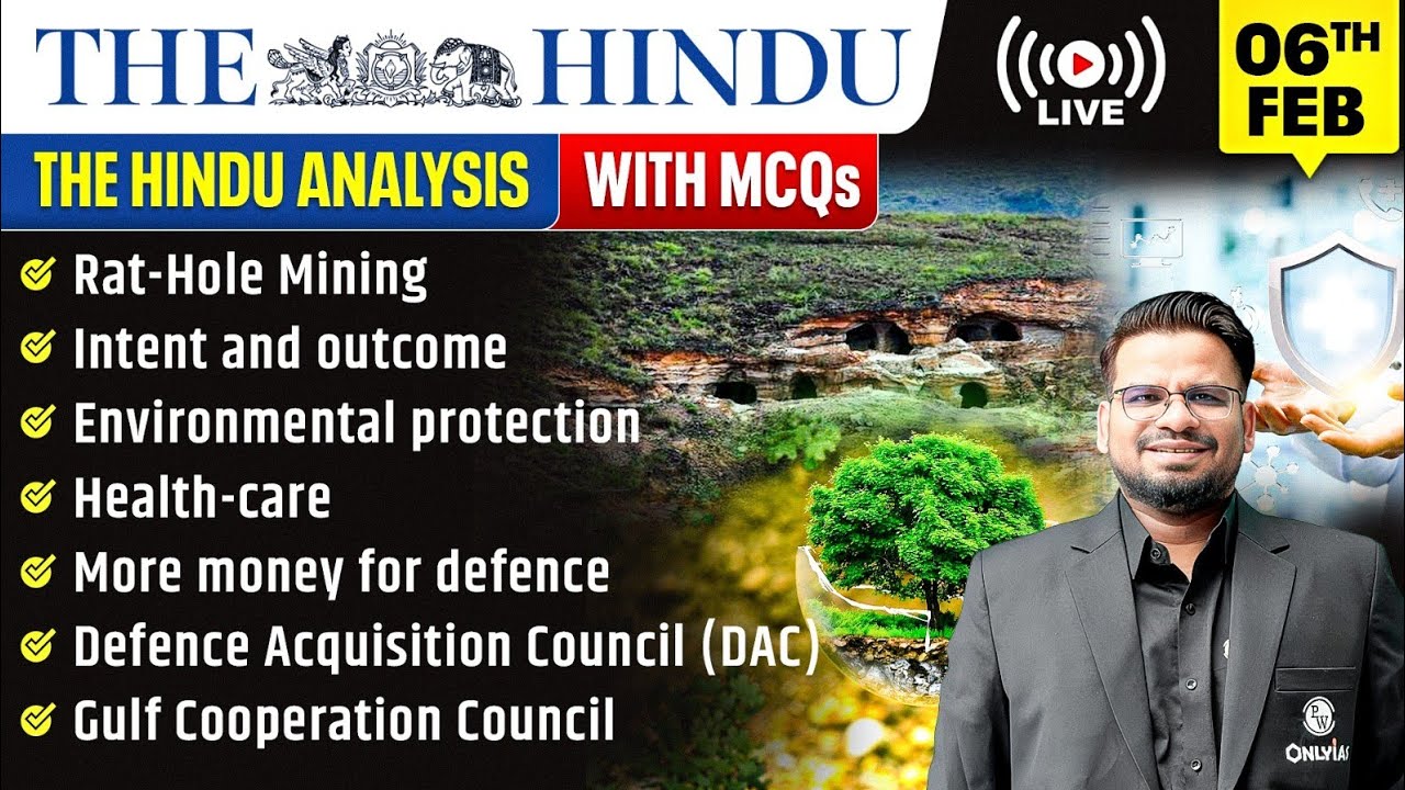 The Hindu Analysis | 6th February 2026 | The Hindu Newspaper  - Practice Questions | Prashant Sir