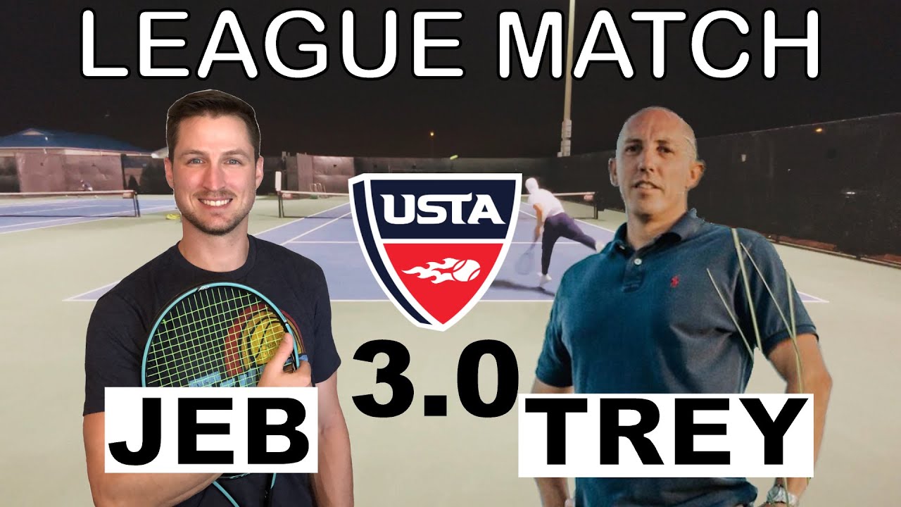 League Match NTRP 3.0 March 2021 | Jeb vs a Pusher