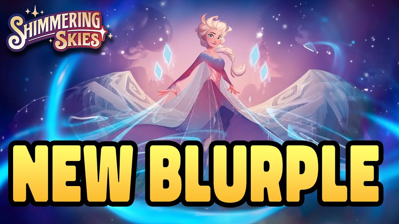 ELSA CAN'T BEAT TINK 🔵🟣 Disney Lorcana NEW SHIMMERING SKIES DECK