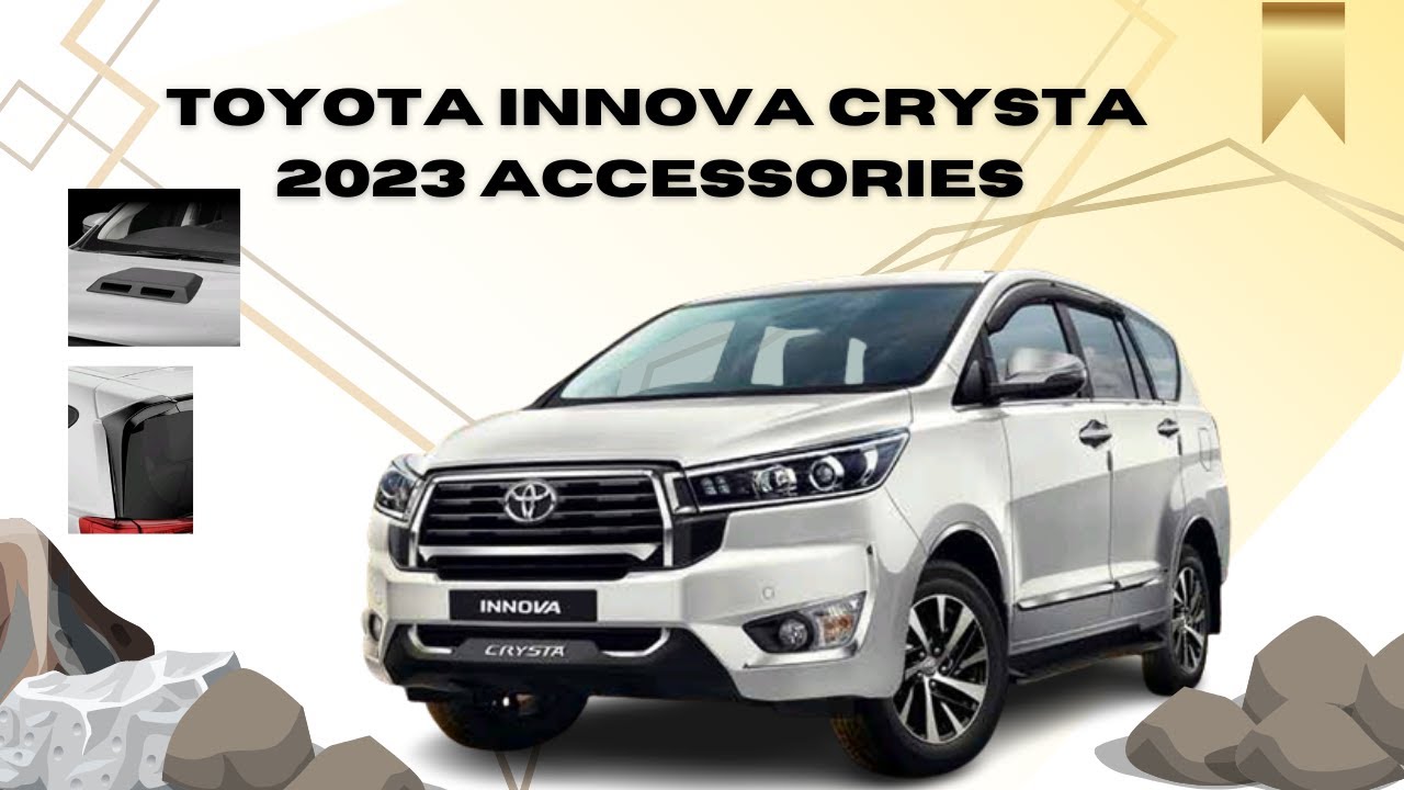 Toyota #innova Crysta 2023 Accessories | Full list with Price Entire Range |