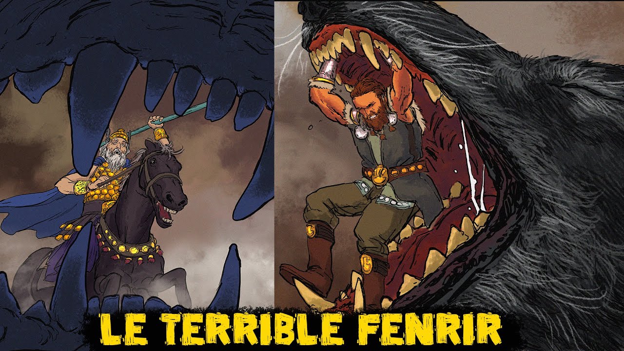 Fenrir: La Bête de Ragnarok - Créatures Mythologiques -  Mythologie Nordique en BD