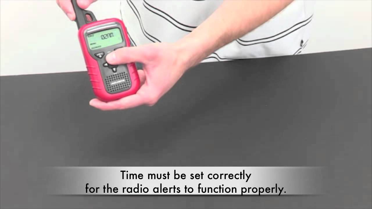 Setup the AcuRite Portable Weather Alert NOAA Radio with S.A.M.E.