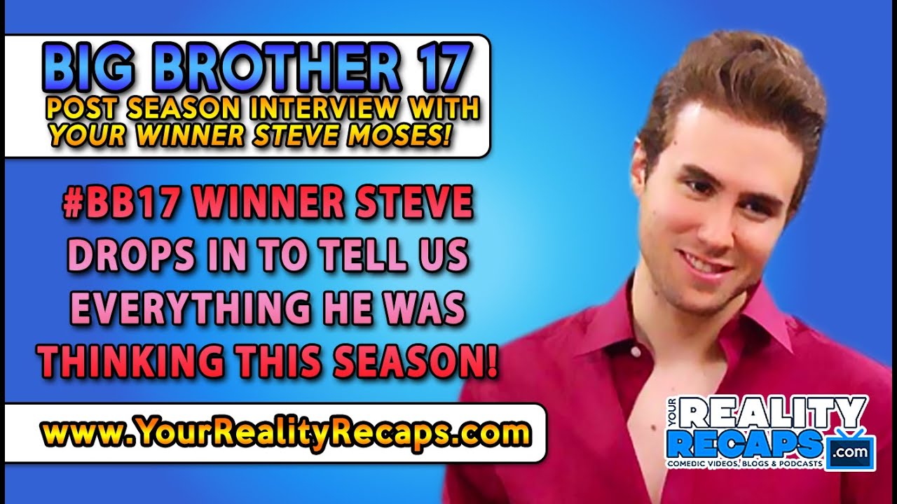 Steve Moses #BB17 WINNER : 1st Post Season Interview
