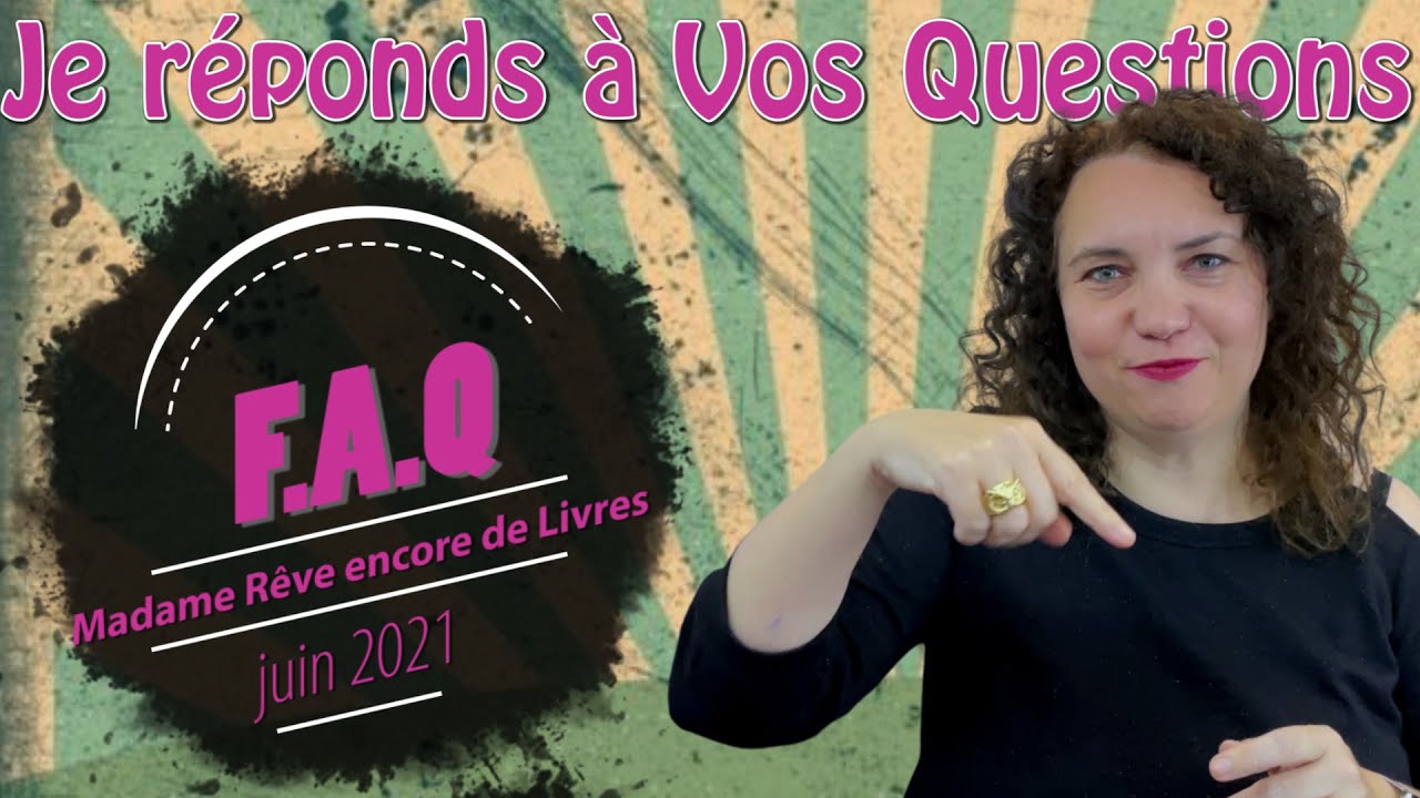 FAQ Bibliothécaire, livres, youtube,... #booktube #faq