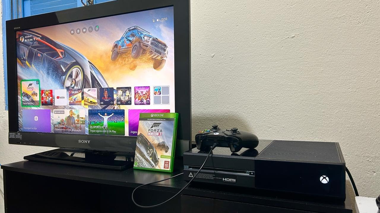 LIGANDO O XBOX ONE FAT PELA PRIMEIRA VEZ EM 2026 !!!
