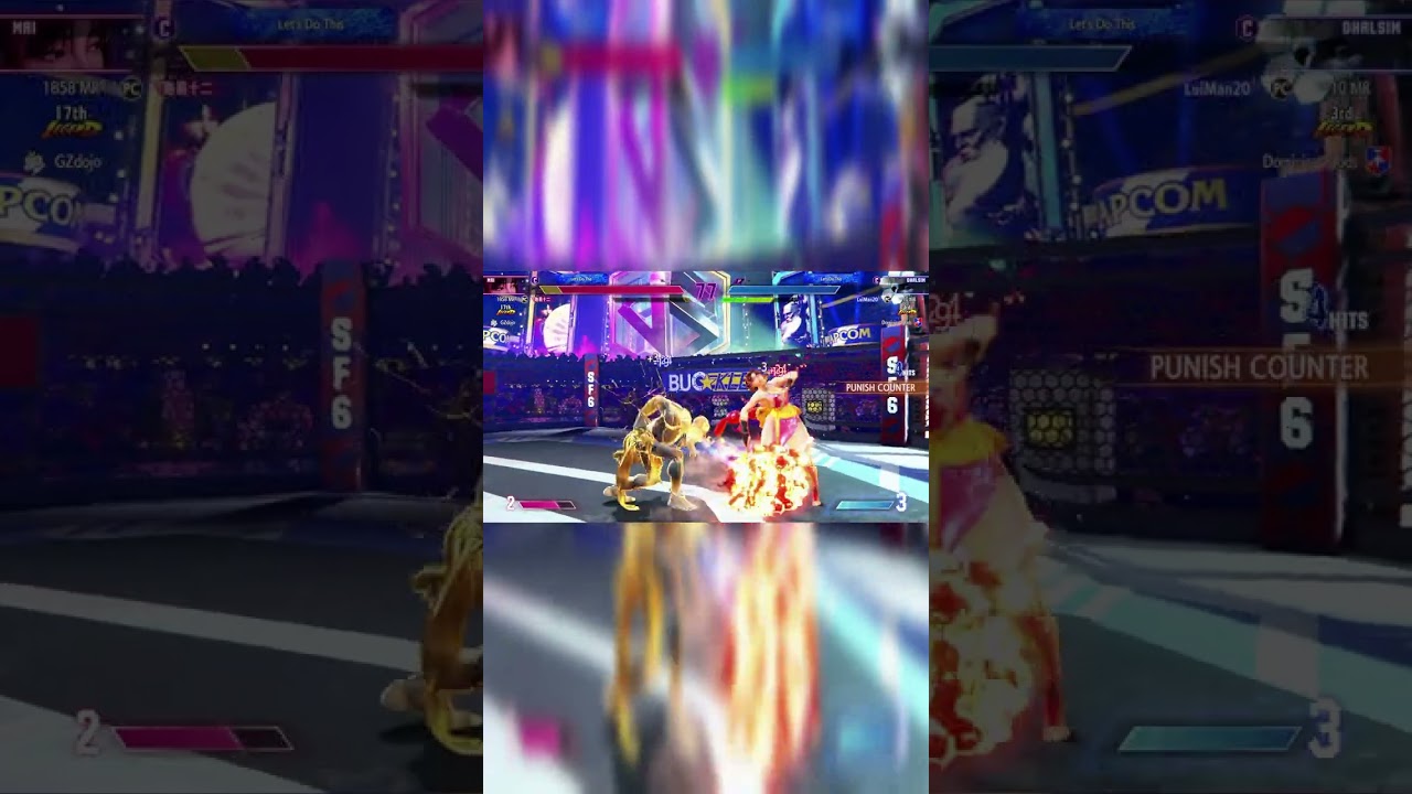 SF6 DHALSIM PRO PLAYERS COMBOS AND SETUPS