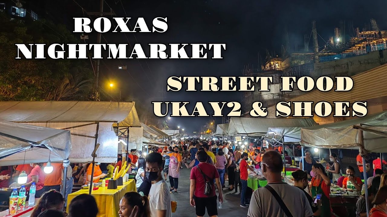 FAMOUS ROXAS NIGHT MARKET LATEST UPDATE DAVAO CITY PHILIPPINES WALK TOUR 4K 🇵🇭