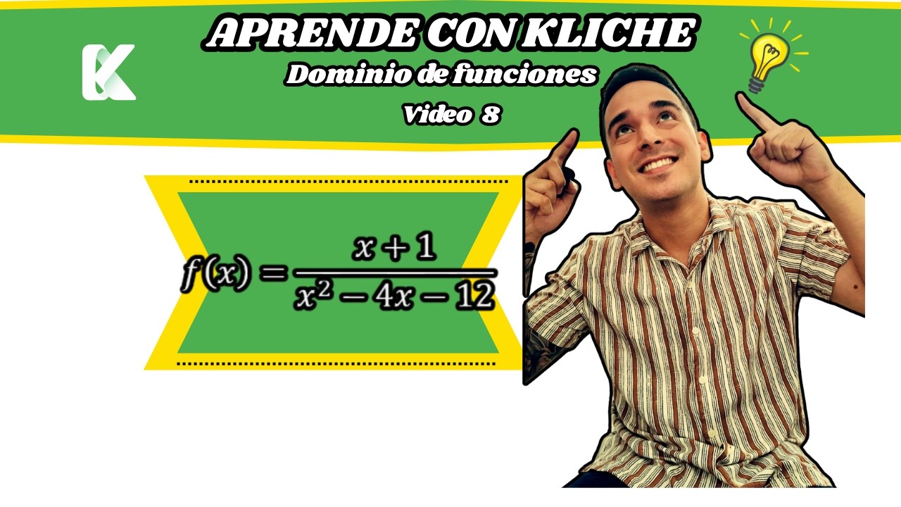 Dominio de funciones: vídeo 8