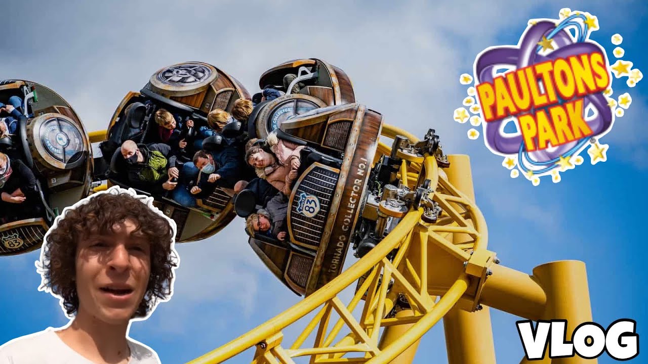 Visiting the UK’s BEST Family Theme Park?! Paultons Park - Romsey, England | VLOG [2024]