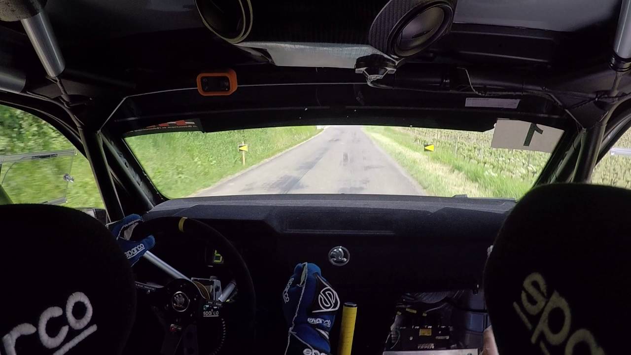 Pierre Roché / Martine Roché - Skoda Fabia R5 - Rallye Saint Emilion 2016 (ES6)