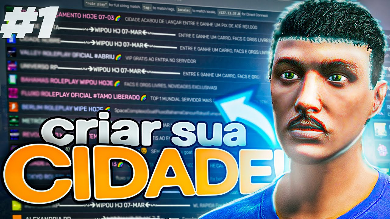 Como CRIAR sua PRÓPRIA CIDADE de GTA RP em 2025!