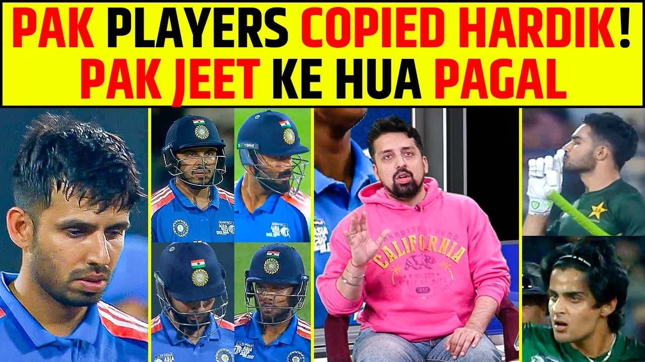 PAK PLAYERS COPIED HARDIK! PAK JEET KE HUYA PAGAL #indvspak #pakistancricket  #vaibhavsuryavanshi