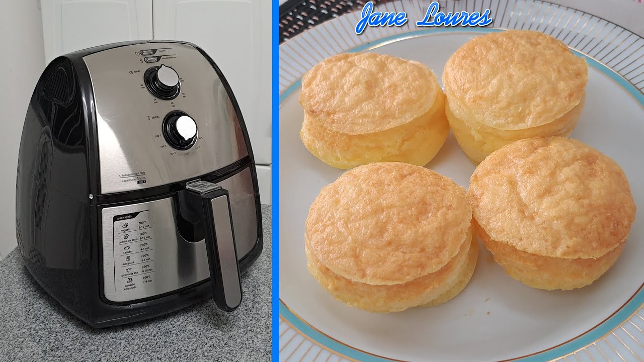 Bolinho de Tapioca na Air Fryer (Com ovos e Fermento)