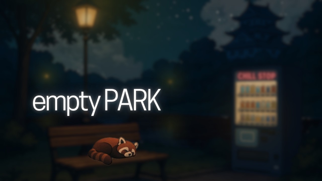 Quiet Empty Park 🌆 Japanese Midwest Emo / Post-Rock Lofi for Study & Relax