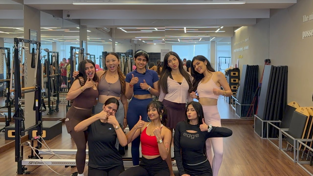  2026 FIRST PILATE SESSION WITH NEWME GIRLS || NEW YEAR NEWME ||  #pilate #newmemes #session #fyp