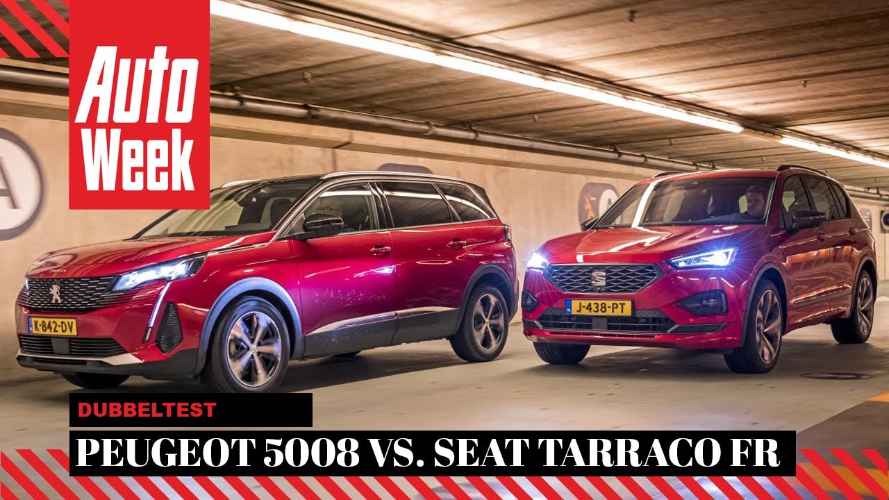 Peugeot 5008 vs. Seat Tarraco - AutoWeek Dubbeltest - English subtitles