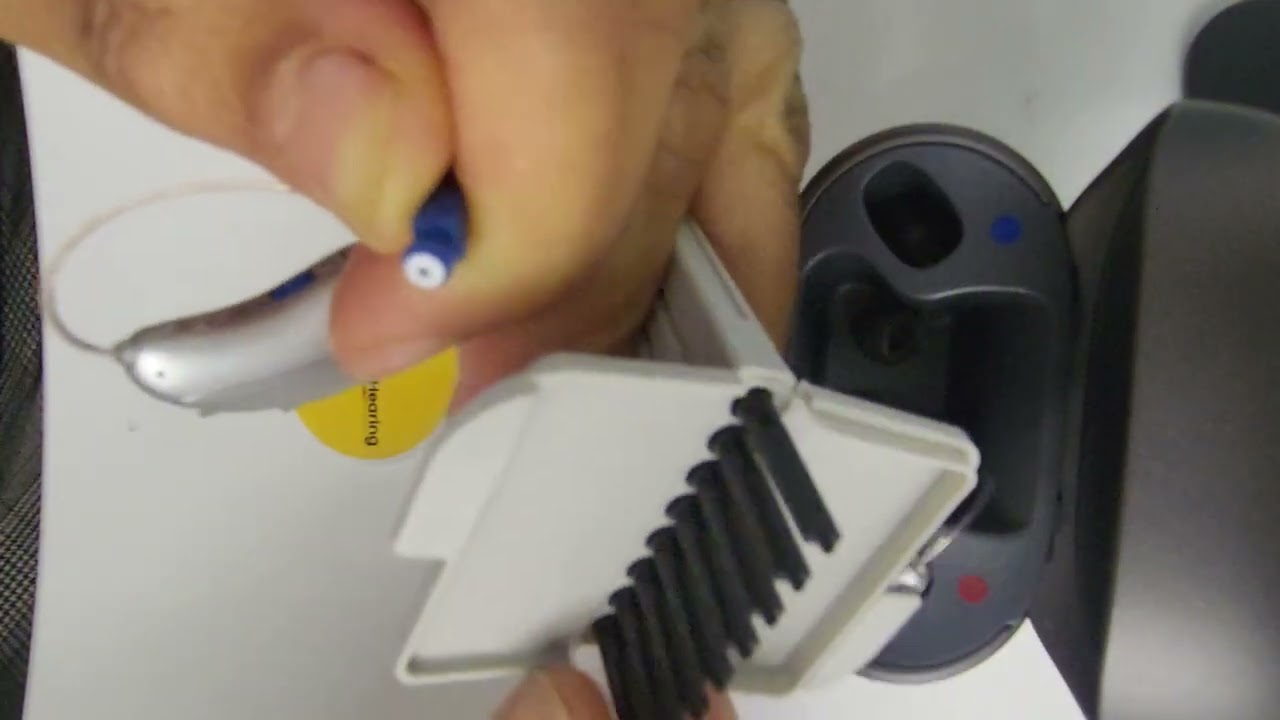Unitron Moxi RIC Hearing Aid How to Clean domes, Replace Cerustop filters and clean microphones
