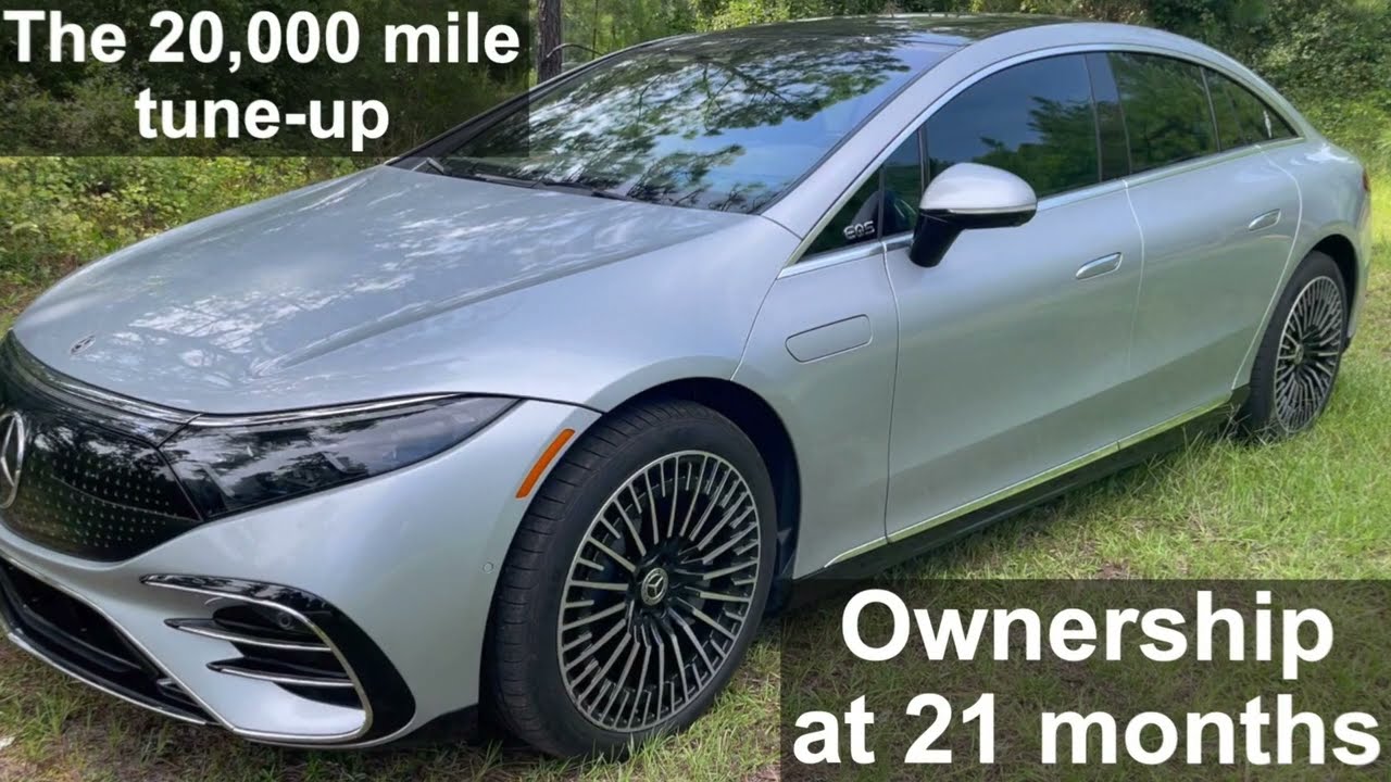 20,000 mile service - Mercedes-Benz EQS ownership at 21 months