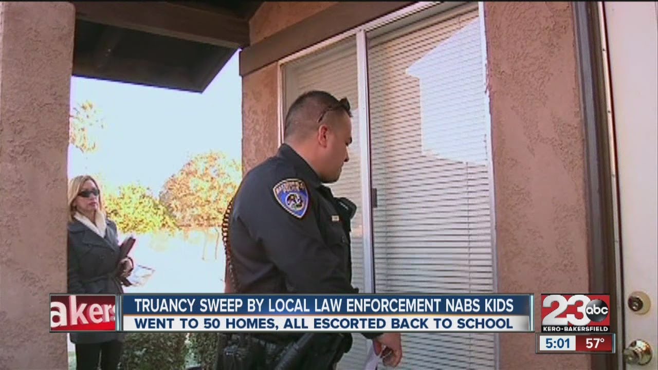 Law enforcement sweeps for parents, truant students