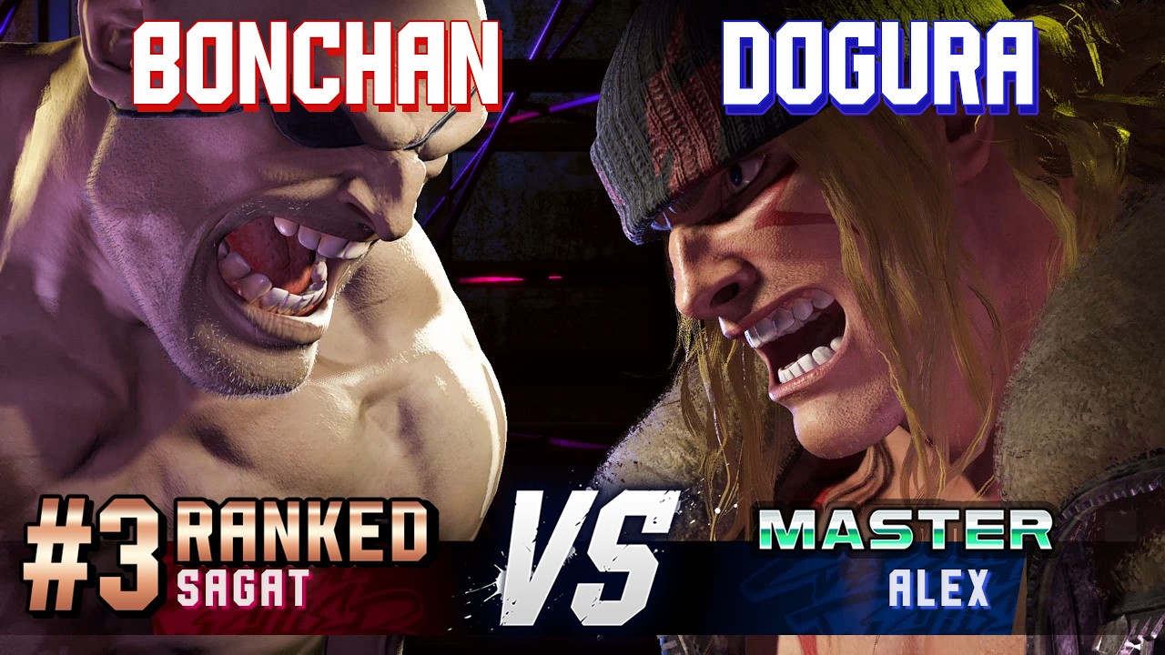 SF6 ▰ BONCHAN (#3 Ranked Sagat) vs DOGURA (Alex) ▰ High Level Gameplay