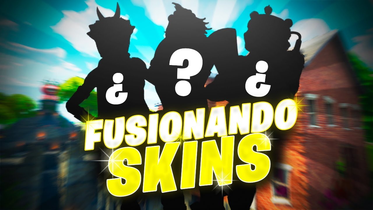FUSIONANDO skins de FORTNITE!! **Wiven**