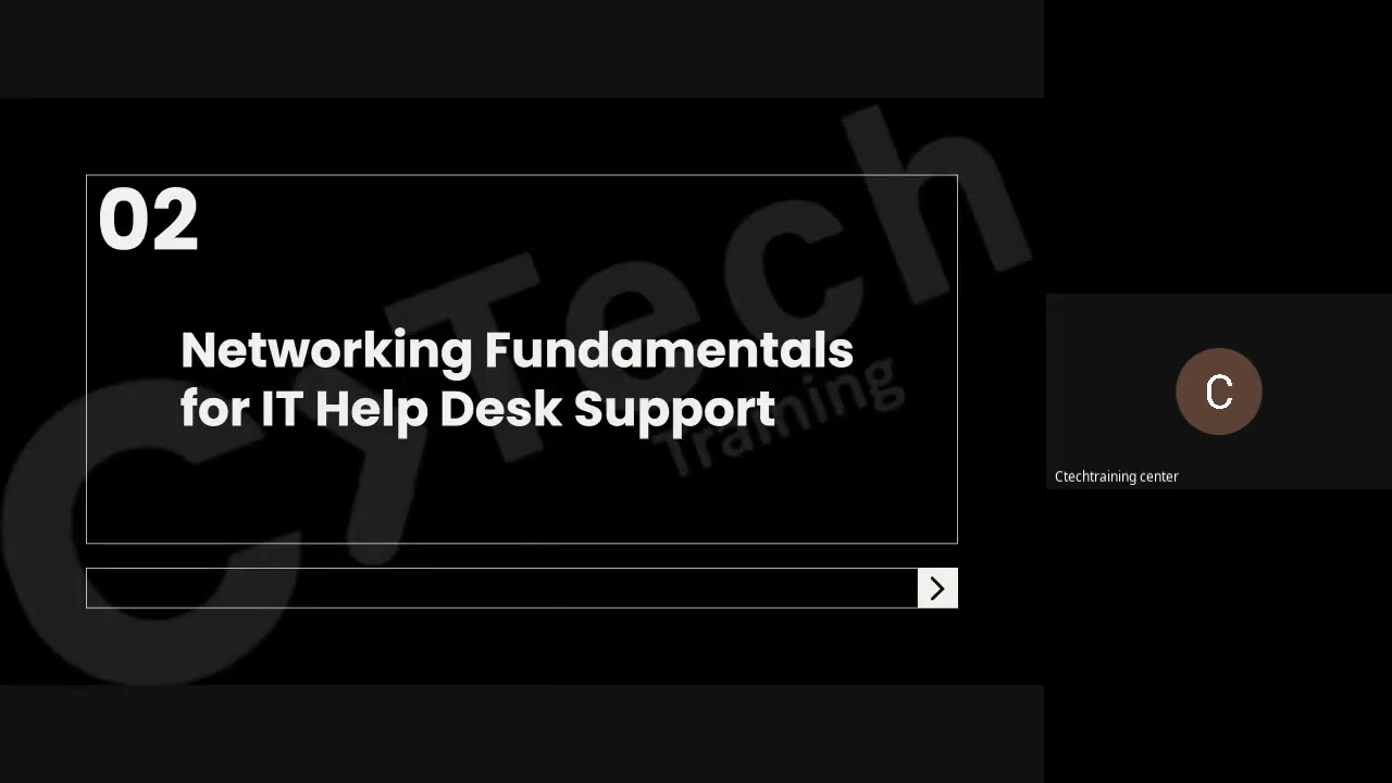 C Tech Training : IT Help Desk Analyst Training program - 100% Job Assistance - Day 1 | ITHD-FEB26