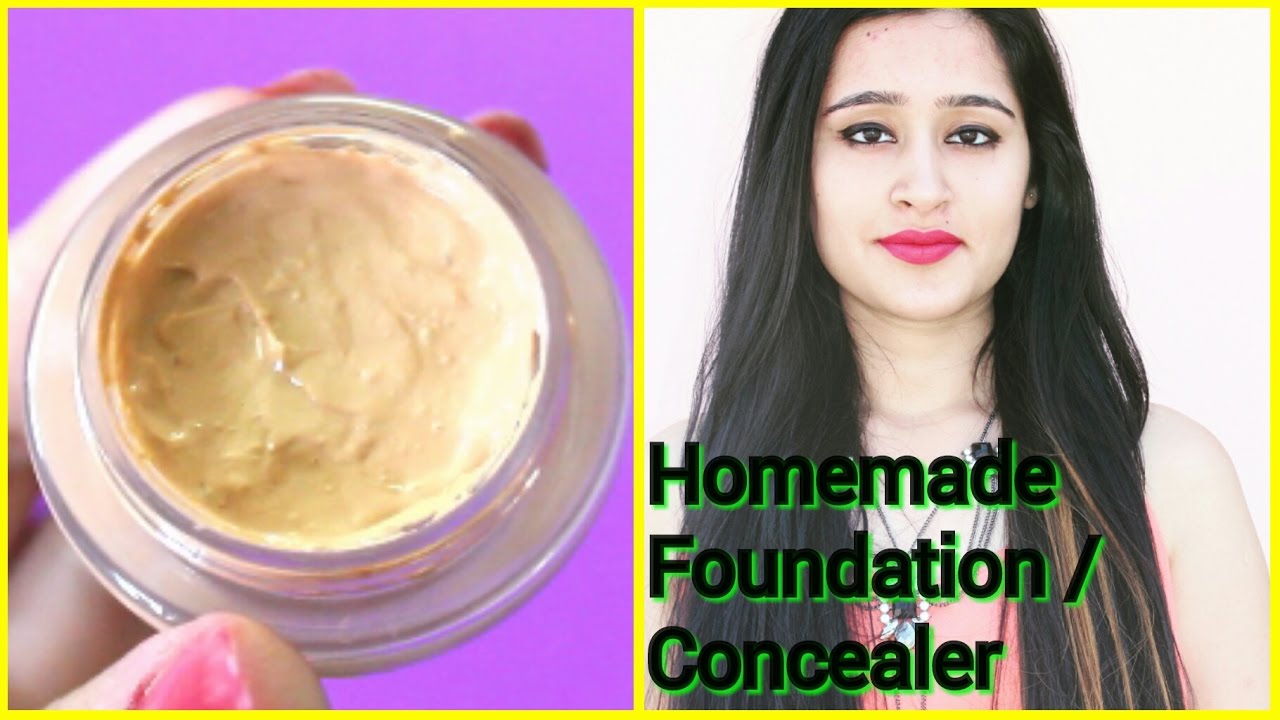 DIY CONCEALER/FOUNDATION in 2 Easy Steps | Fair Skin & Full Coverage