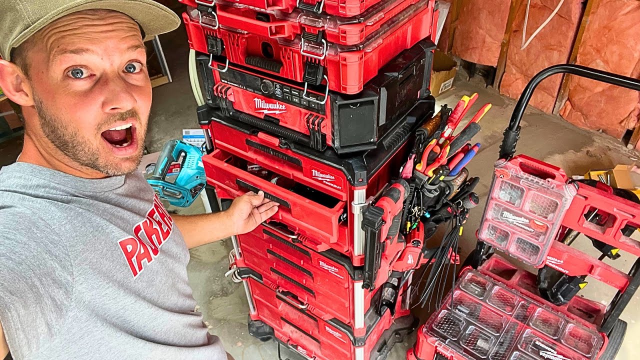 Milwaukee Packout MODS and SETUP. Packibletool