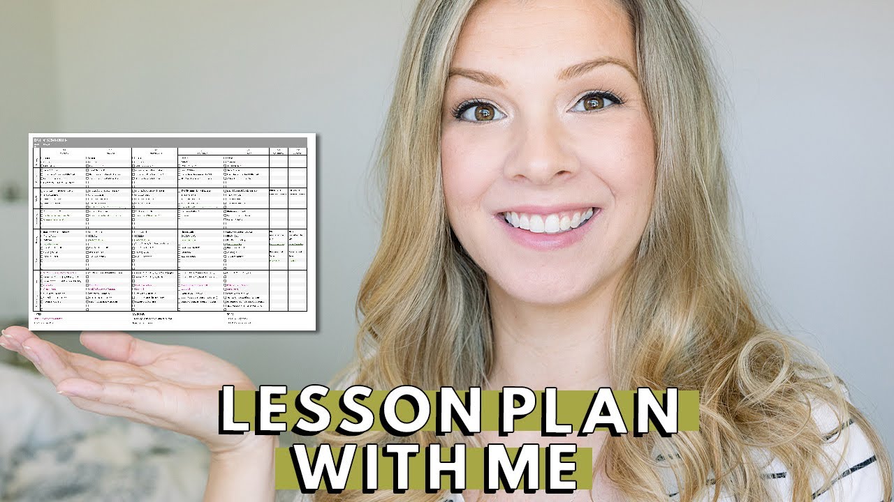 PLAN WITH ME | Kindergarten Homeschool Curriculum | Weekly Homeschool Lesson Plans | FREE Printable