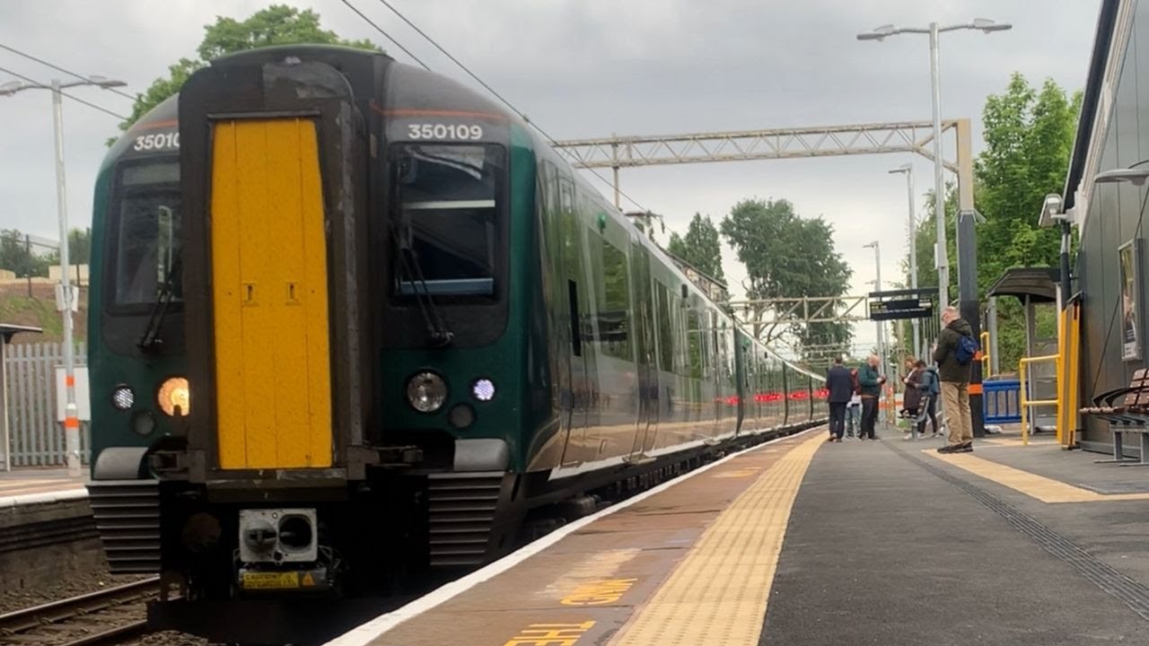 First train to depart and arrive into the NEW Perry Barr Station