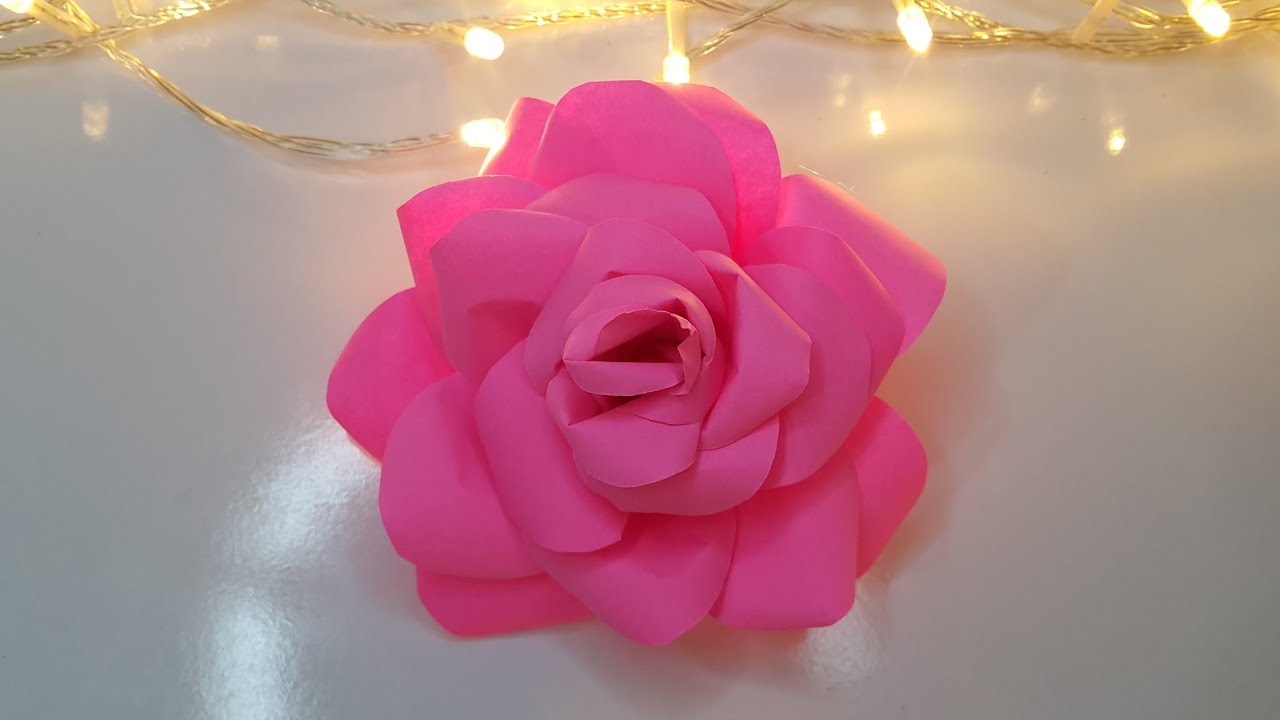  DIY Tissue Paper Rose – Easy & Beautiful Craft for All Ages 🩷