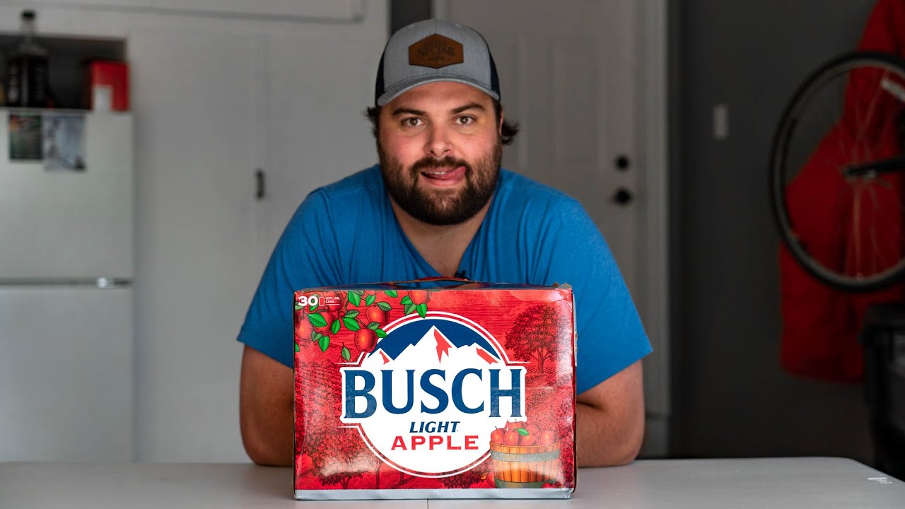 First time trying Busch Light Apple 🍎