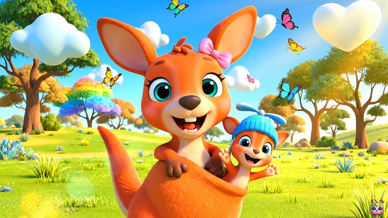 Bouncy Kangaroo 🦘 Fun Kids Song with Actions & Dance | Nursery Rhymes