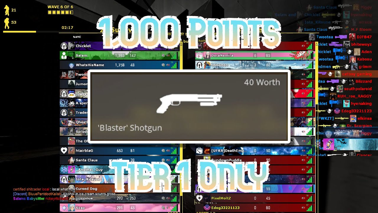 Gmod ZS - 1,000 Points - Tier 1 Only