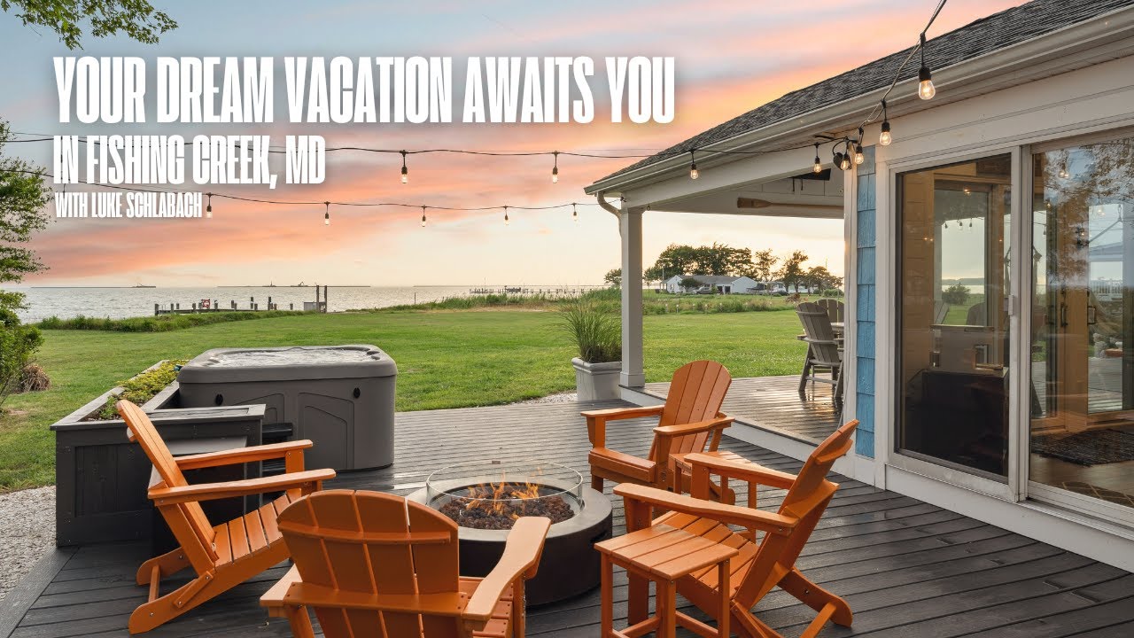 Ultimate Waterfront Airbnb | VRBO in Maryland! 🌊🔥 | Hoopers Island Rd, Fishing Creek, MD