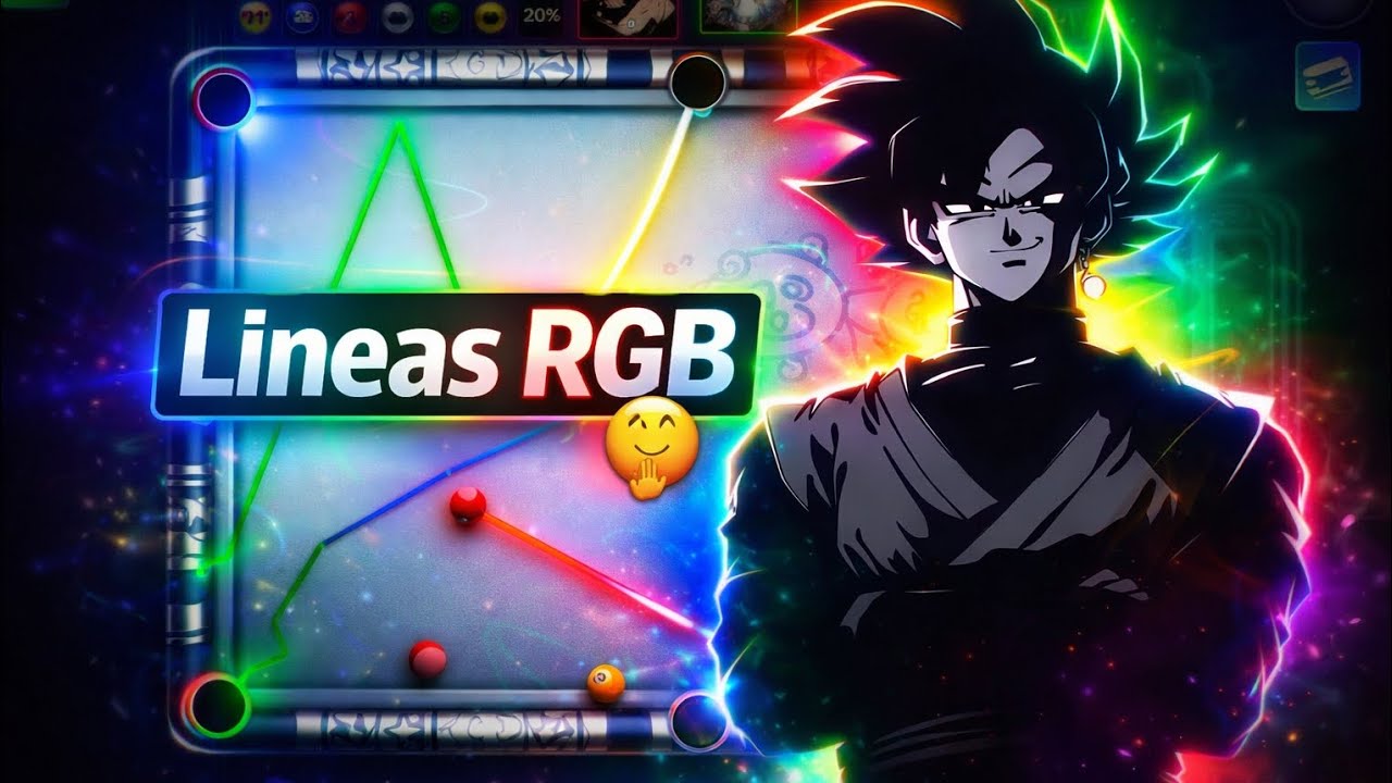 🥶 8ball Pool Lineas RGB Secretas 🤫🤯 | 2026 🎉🚀#2026 #8ballpool #cheto8ballandroid 