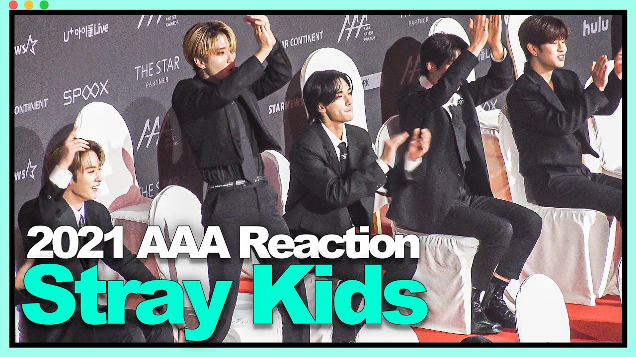 [ENG] 2021 AAA OFFICIAL Stray Kids reaction 스트레이키즈 리액션 [2021 Asia Artist Awards 아시아 아티스트 어워즈]★