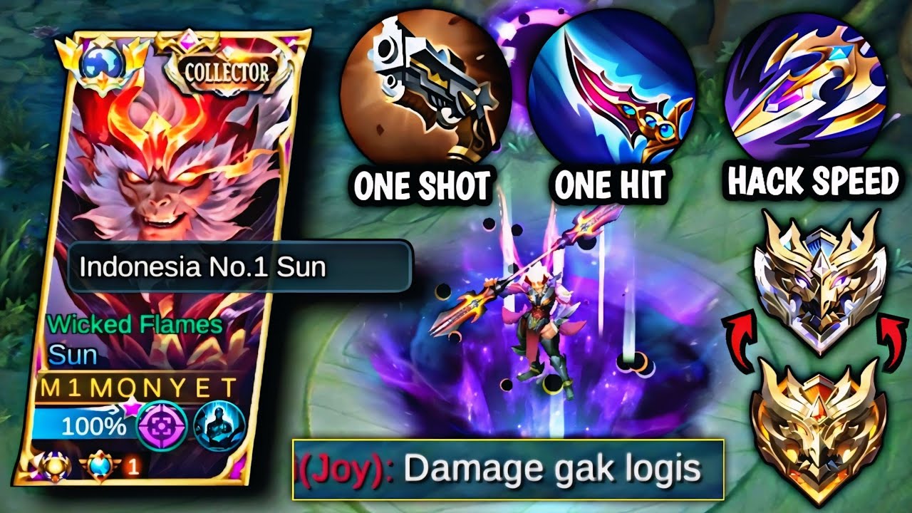 DIKIRA CHEAT DAMAGE PAKAI BUILD TERBARU INI 😱 BUILD SUN TERBARU 2025 | MOBILE LEGENDS