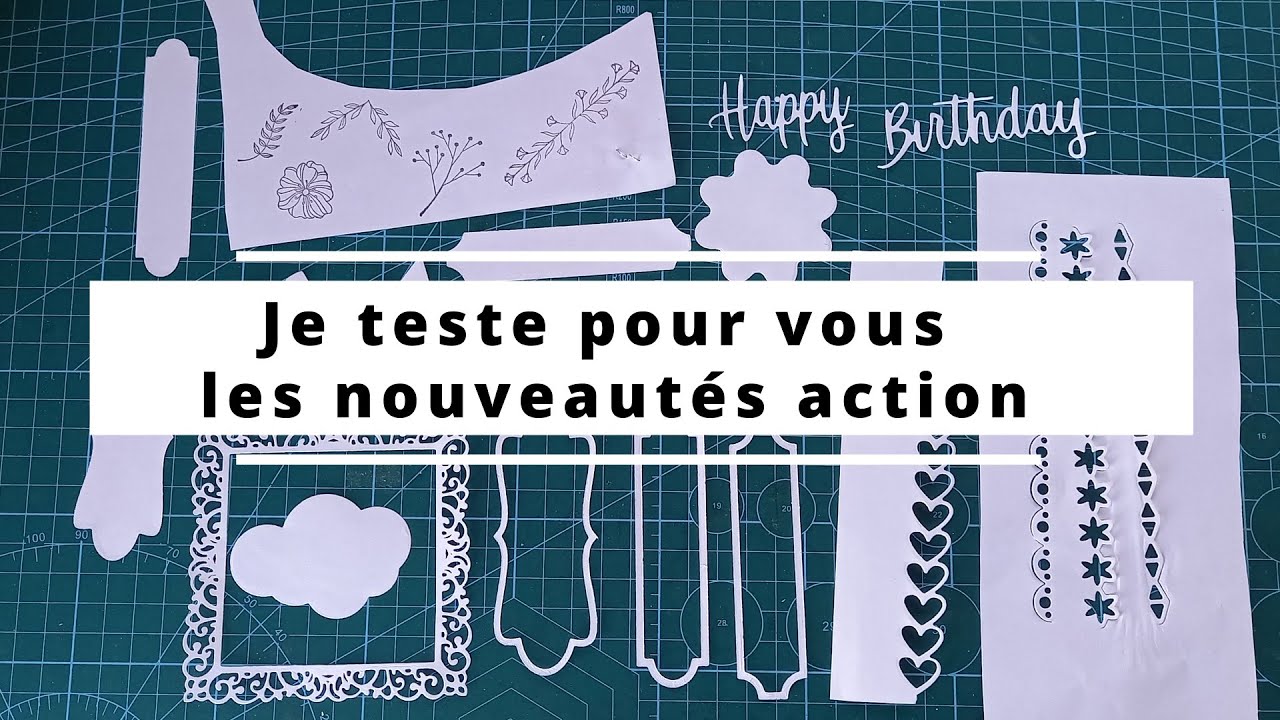 Testons ensemble les nouveaux dies et tampons Action