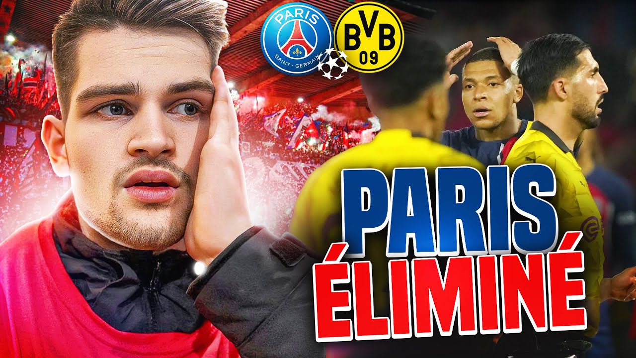 J'ASSISTE &Agrave; L'&Eacute;LIMINATION DU PSG CONTRE DORTMUND - (PSG 0-1 Dortmund 2024)
