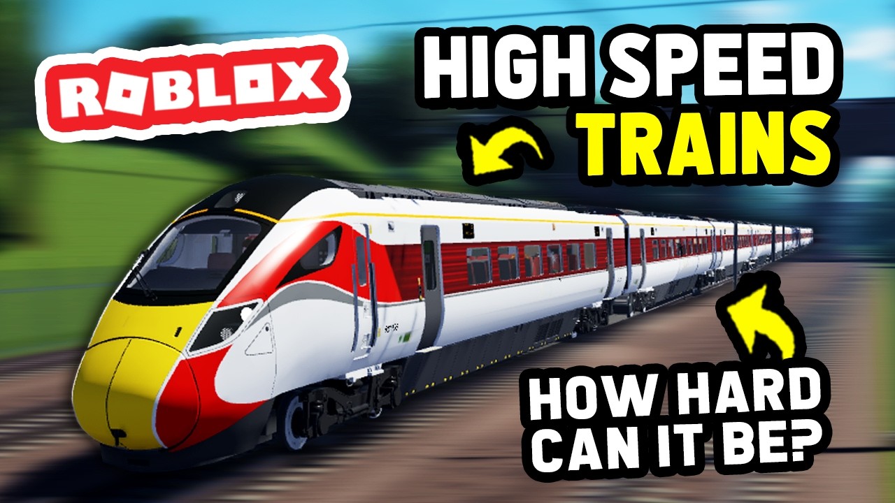 My FIRST TIME Driving a HIGH SPEED TRAIN.. | Roblox British Railway