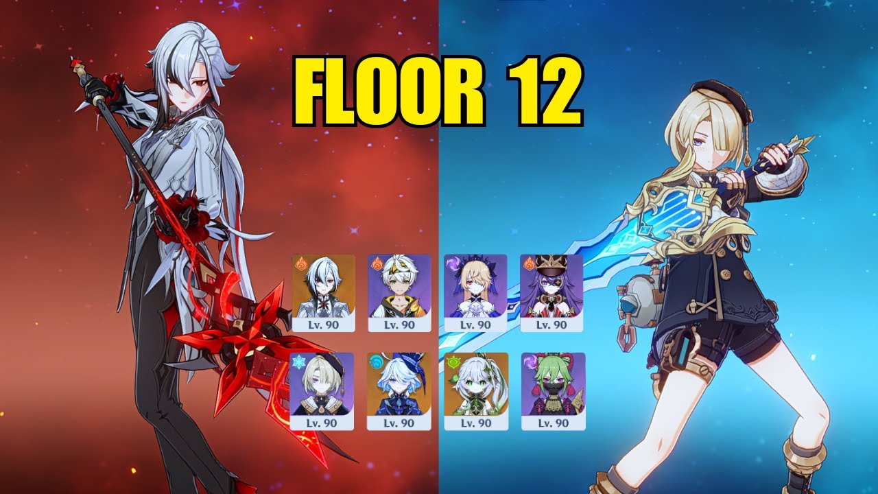 C0 Arlecchino Overload & Freminet Hyperbloom | Genshin Impact 6 3 Spiral Abyss Floor 12