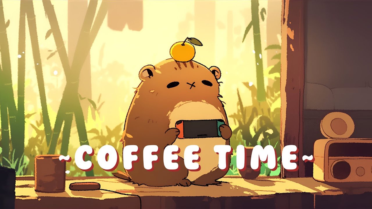 Capybara Music Corner - Study Session Music Mix ~ Peaceful Moments ~ 🌸 ☕